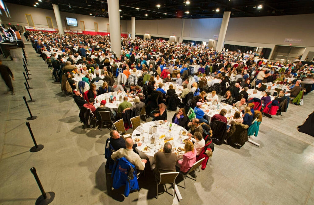 iditarod 2012 banquet before the race anchorage alaska all 66 iditarod C9Y66X transformed