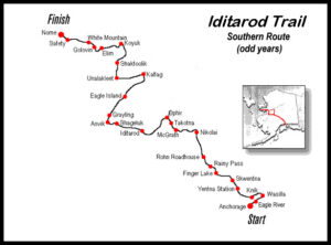 iditarod map southern