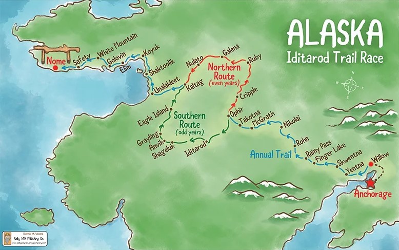 iditarod map
